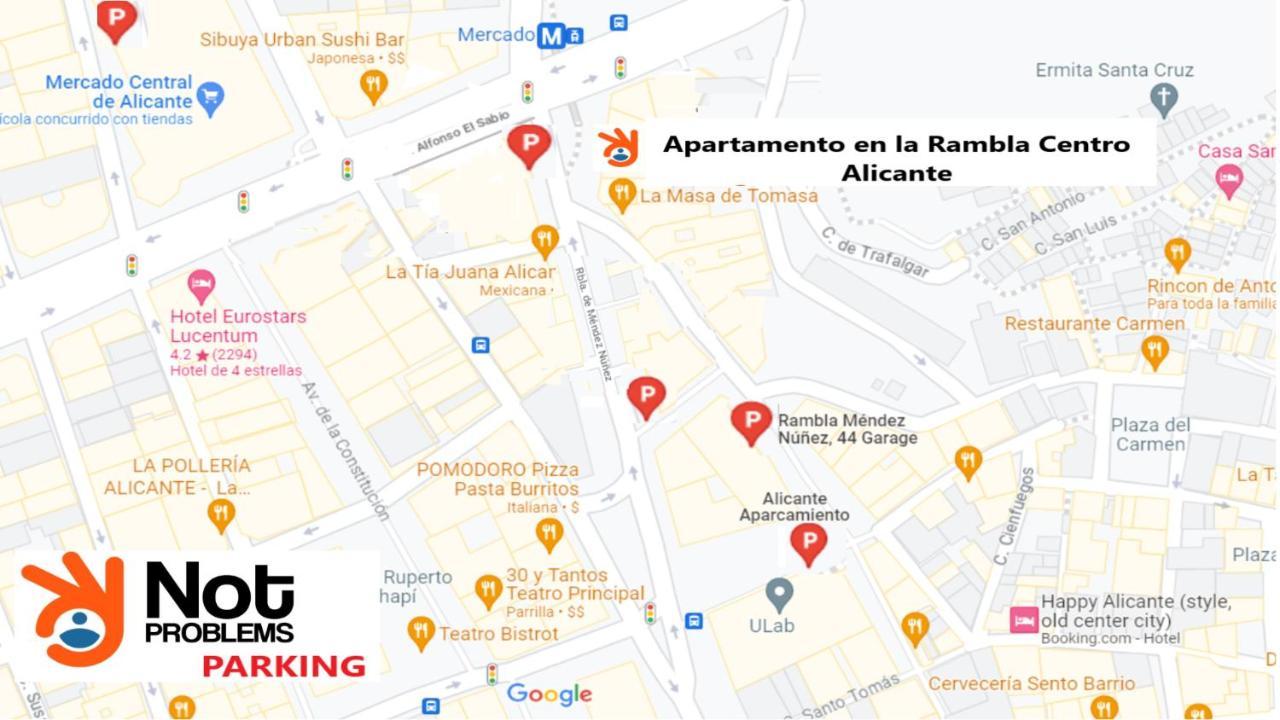 Apartamento En La Rambla Centro Alicante C Экстерьер фото